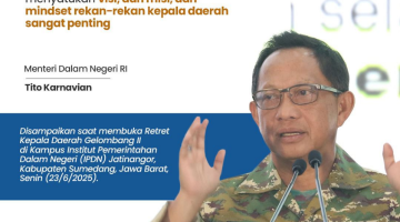 86 Kepala Daerah Berkumpul di IPDN Jatinangor, Bahas Penguatan Tata Kelola Pemerintahan Daerah